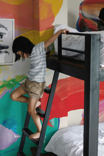 colorful wall mural collection