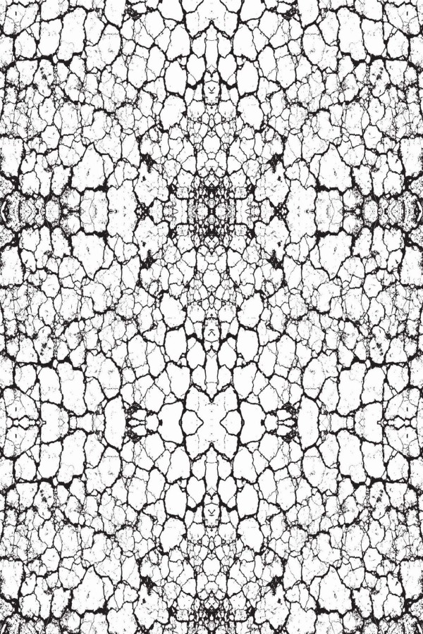 Pattern repeat of Cracked grunge removable wallpaper design