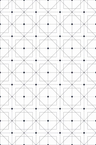 Pattern repeat of Delicate geometric squares removable wallpaper design