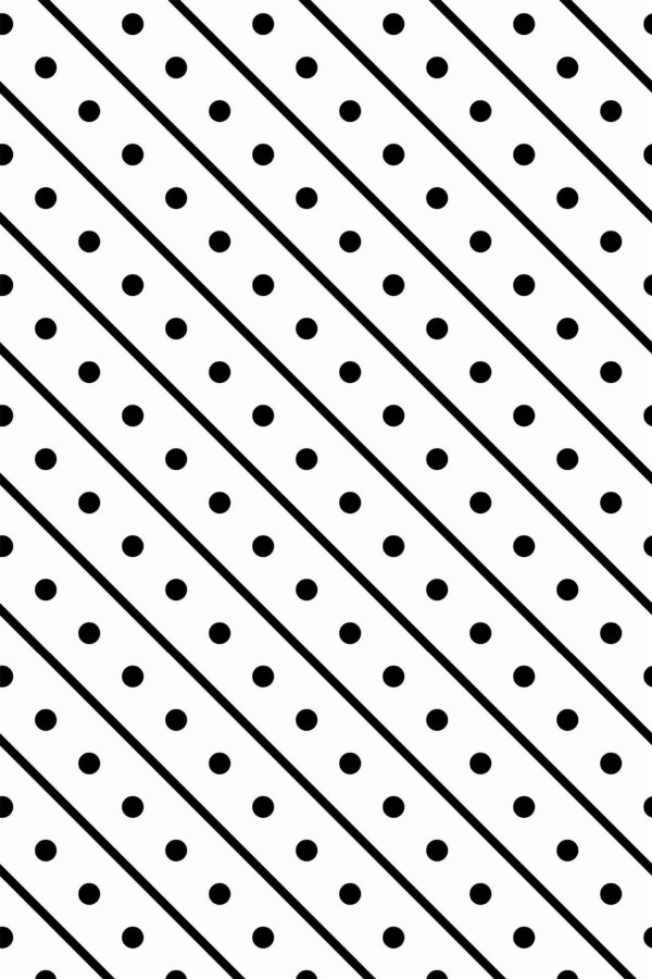 Pattern repeat of Diagonal dotted line removable wallpaper design