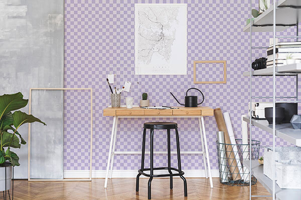 Back to School embracing peel and stick or non-pasted wallpaper collection. Fancy Walls self-adhesive or traditional eco-friendly and PVC-free study spaces and dorm wallpapers for walls