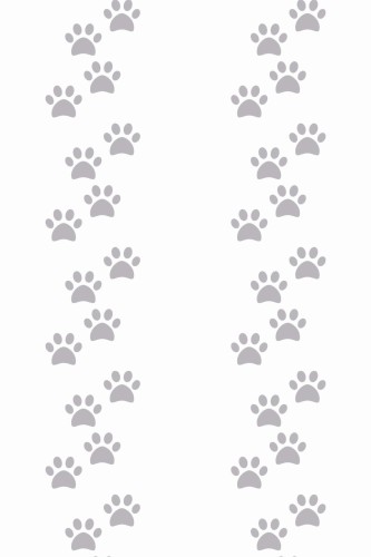 Pattern repeat of Dog paw removable wallpaper design
