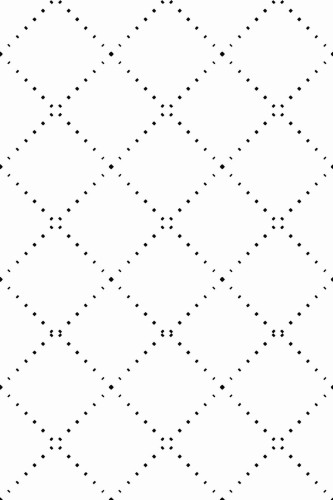 Pattern repeat of Dotted criss cross removable wallpaper design