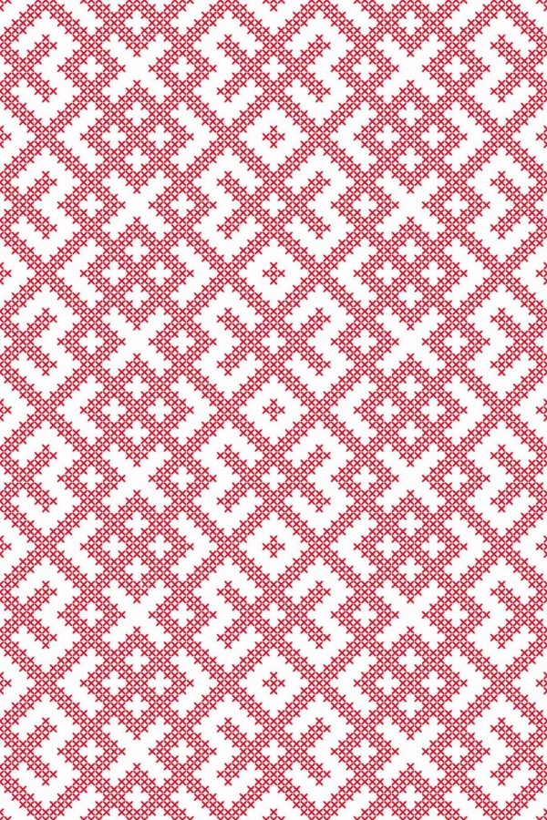 Pattern repeat of Ethnic removable wallpaper design