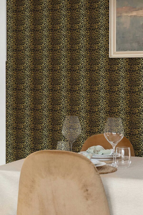 Elegant gold animal pattern self-adhesive wallpaper by Fancy Walls