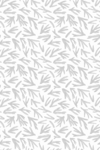 Pattern repeat of Fir needles removable wallpaper design