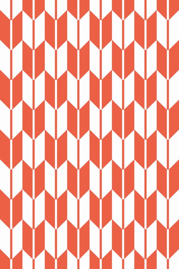 Pattern repeat of Geometric arrow removable wallpaper design