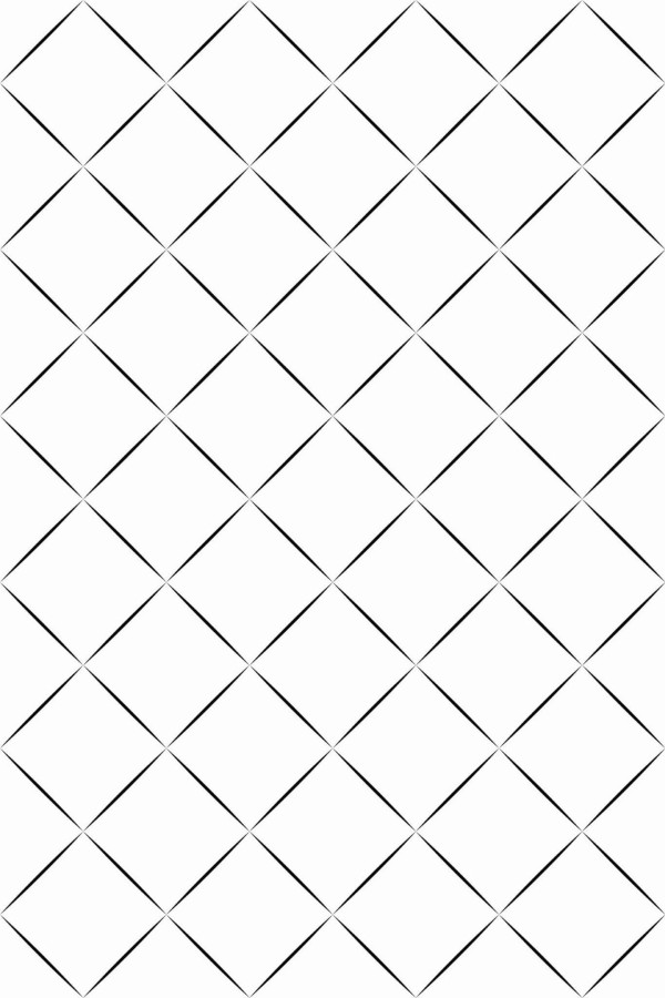 Pattern repeat of Geometric diamond pattern removable wallpaper design