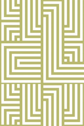 Fancy Walls peel and stick wallpaper with olive green abstract geometric pattern