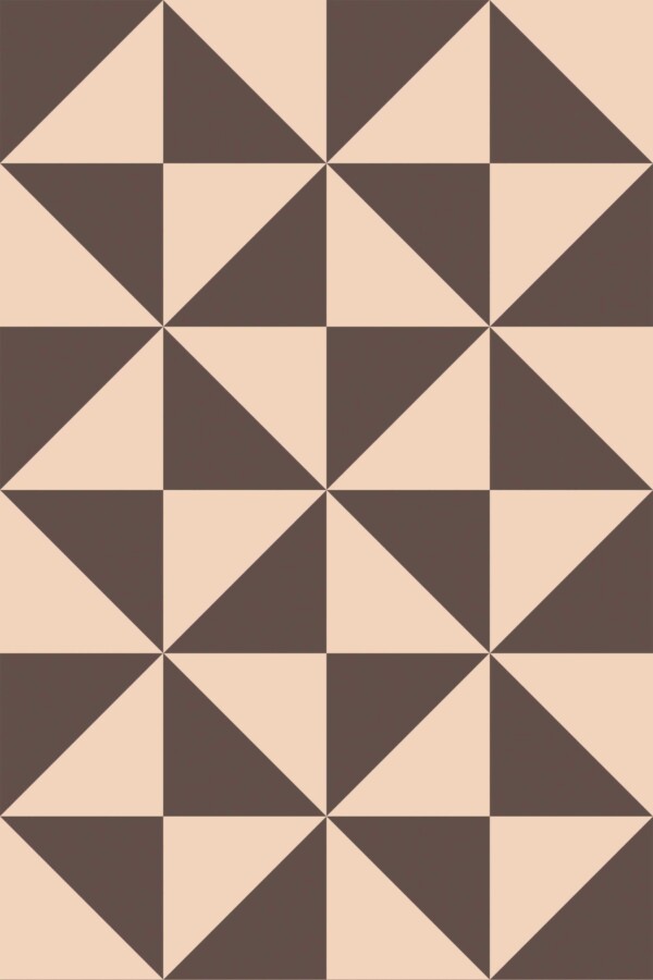 Fancy Walls traditional wallpaper in soft brown triangle shapes
