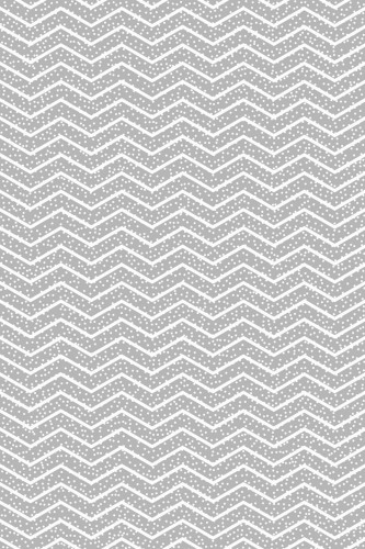 Pattern repeat of Gray and white dotted chevron removable wallpaper design