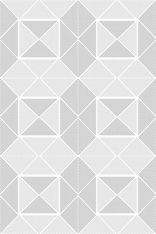 Pattern repeat of Gray geometric abstract removable wallpaper design