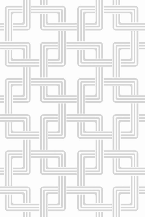Pattern repeat of Gray overlapping squares removable wallpaper design