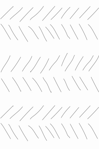 Pattern repeat of Hand drawn herringbone removable wallpaper design