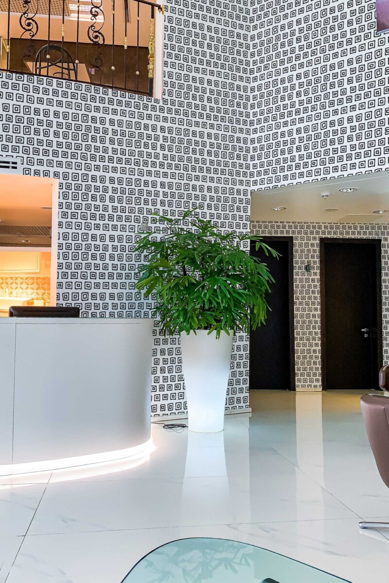 Fancy Walls self-adhesive wallpaper with hand-drawn abstract shapes