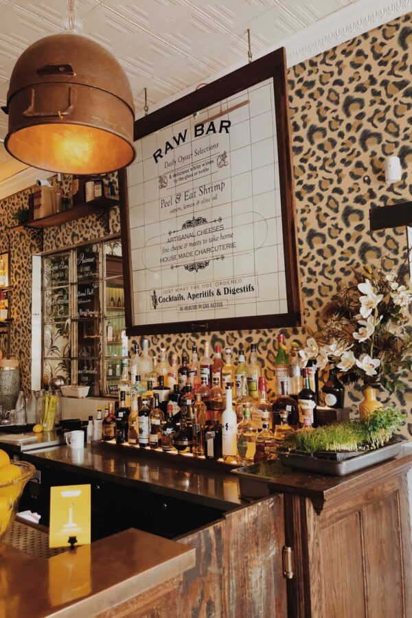 Classic handdrawn leopard print self-adhesive wallpaper by Fancy Walls