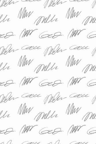 Pattern repeat of Handwriting removable wallpaper design