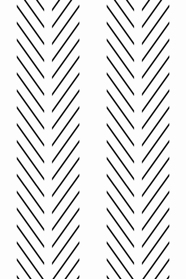 Pattern repeat of Herringbone removable wallpaper design