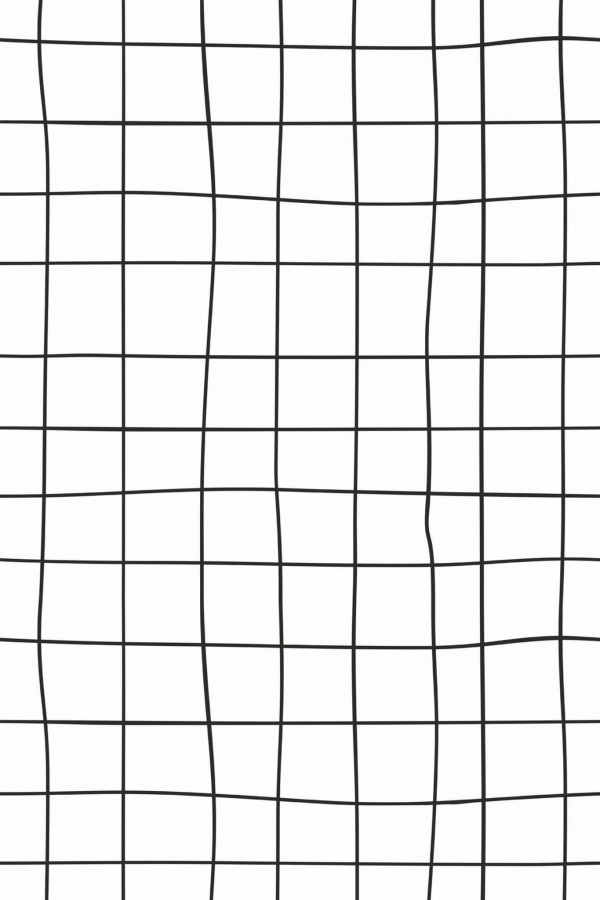 Pattern repeat of Irregular grid removable wallpaper design