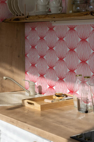 kitchen backsplach wallpaper