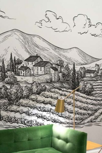 landscape wall murals