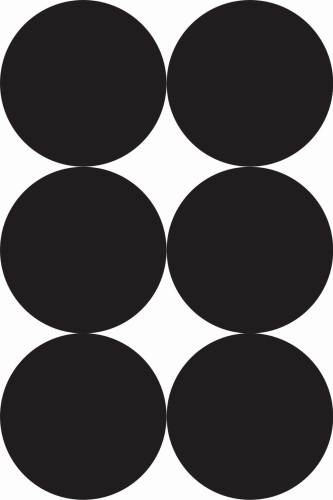 Pattern repeat of Large dots removable wallpaper design