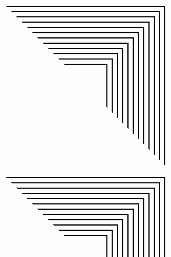Pattern repeat of Large geometric square removable wallpaper design