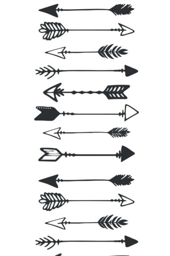 Fancy Walls self-adhesive wallpaper in geometric arrow motif