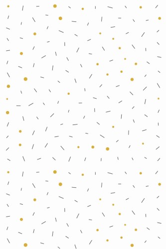 Pattern repeat of Minimalist confetti removable wallpaper design