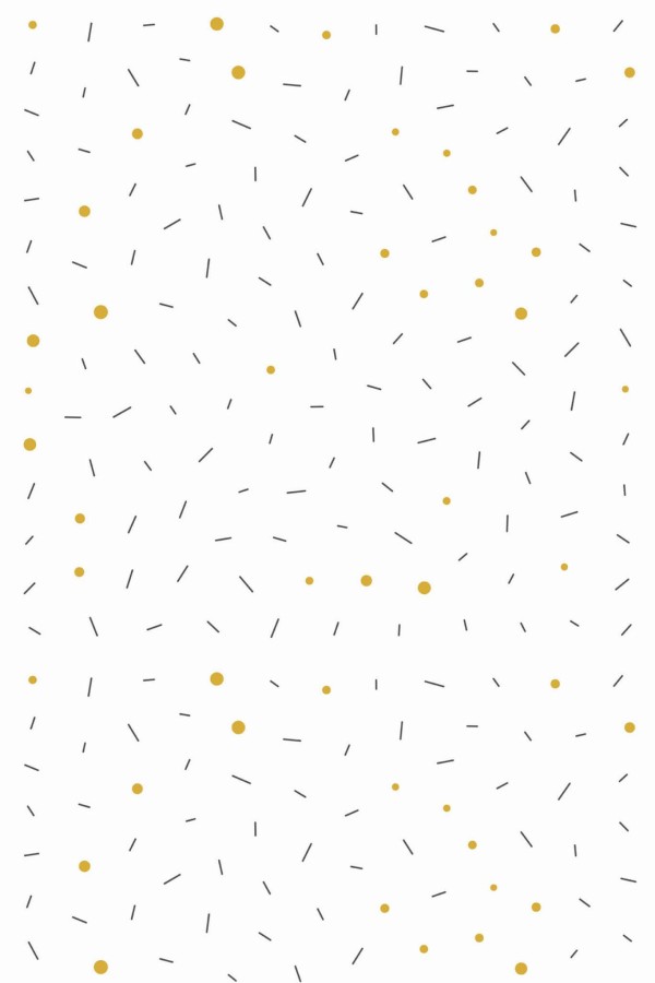 Pattern repeat of Minimalist confetti removable wallpaper design