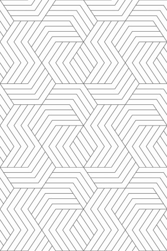 Pattern repeat of Modern geometric removable wallpaper design