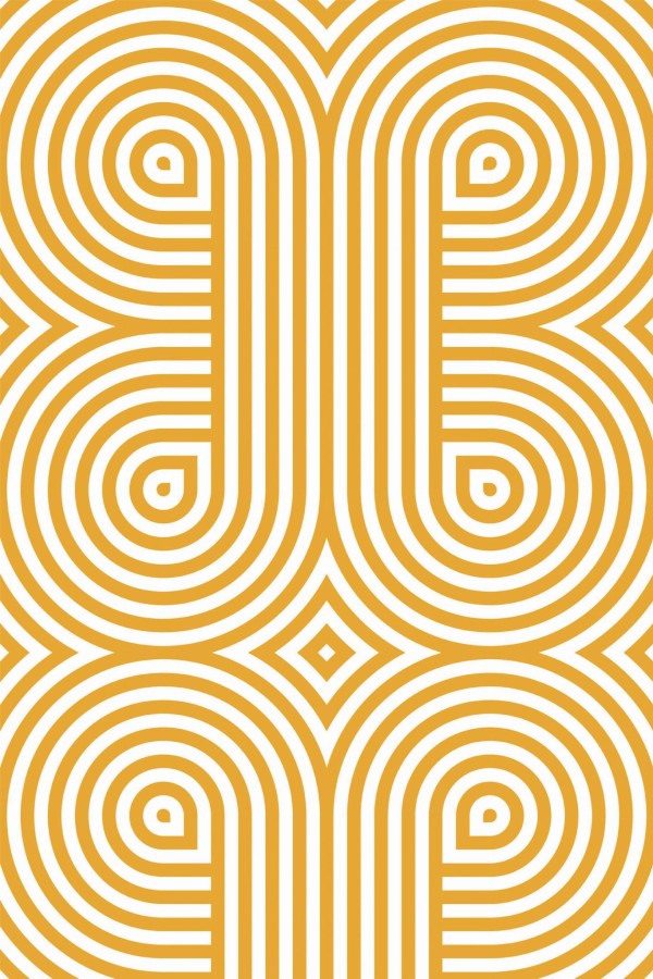 Pattern repeat of Modern retro removable wallpaper design