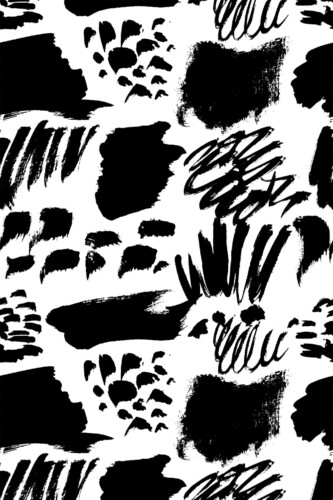 Edgy black and white self-adhesive wallpaper by Fancy Walls