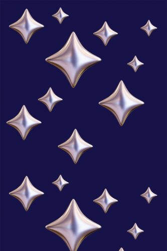 Removable wallpaper in futuristic star print by Fancy Walls