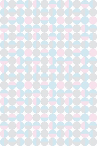 Pattern repeat of Pastel dots removable wallpaper design