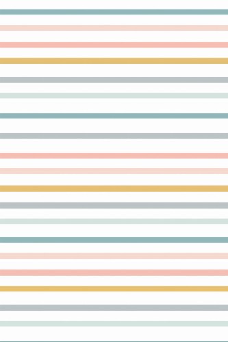 Pattern repeat of Pastel striped removable wallpaper design