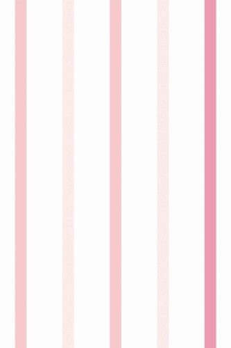 Pattern repeat of Pink and white striped removable wallpaper design