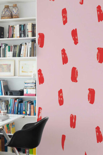 pink wall mural collection