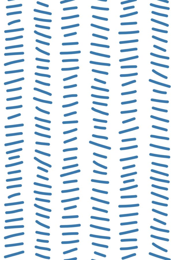 Fancy Walls removable wallpaper with abstract blue and white pattern