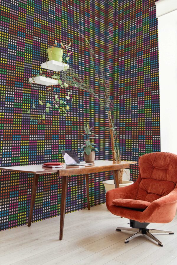 Eclectic style self-adhesive wallpaper from Fancy Walls