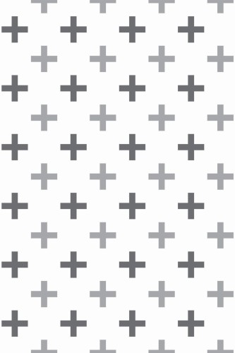 Pattern repeat of Plus sign removable wallpaper design