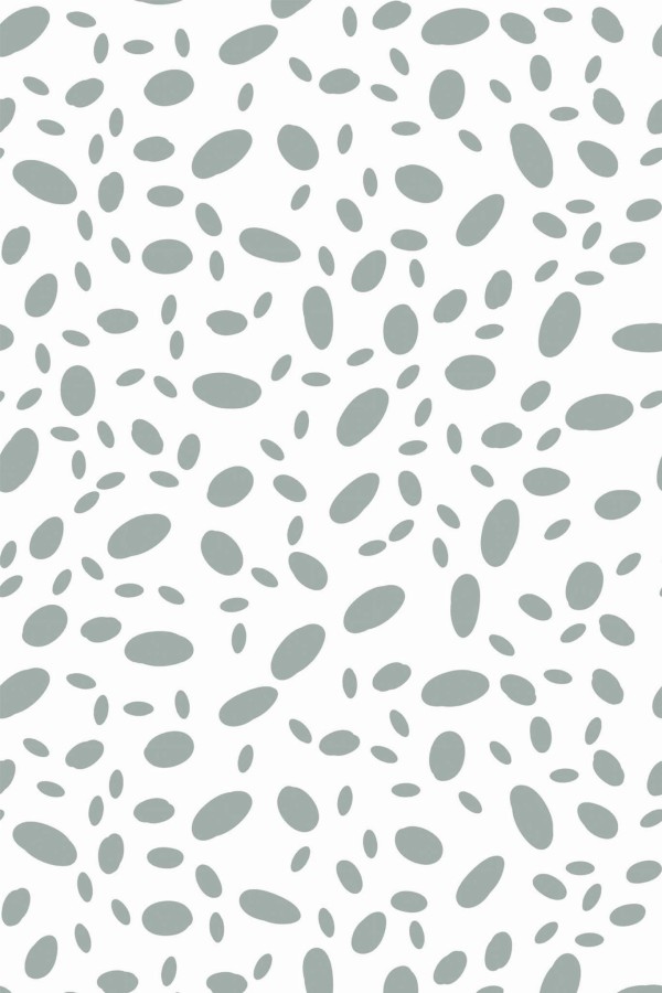 Pattern repeat of Round terrazzo removable wallpaper design