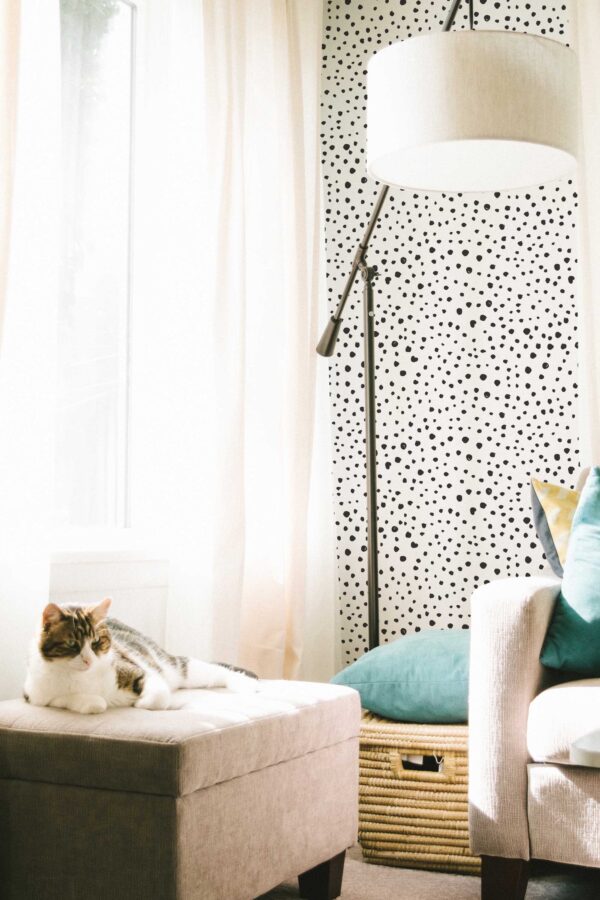 Fancy Walls self-adhesive wallpaper with scattered dotted pattern