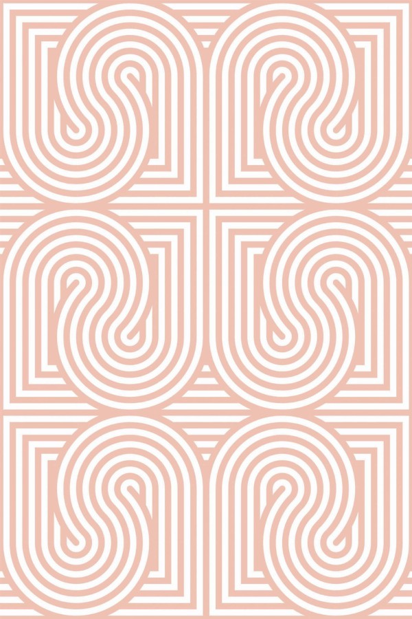 Pattern repeat of Seamless retro removable wallpaper design