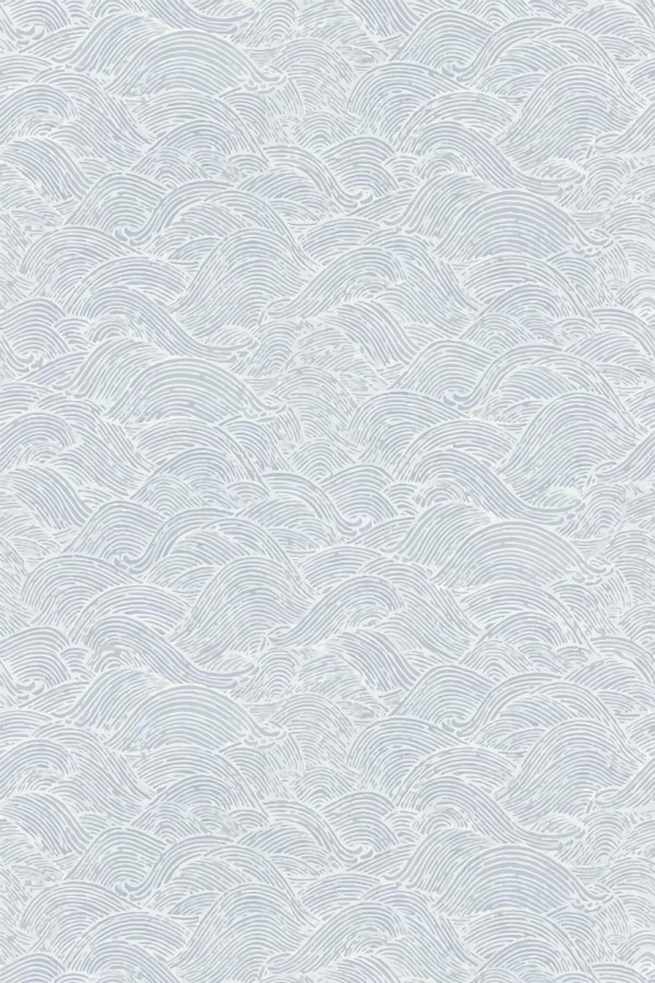 Pattern repeat of Seamless waves removable wallpaper design