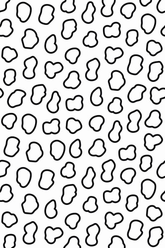 Pattern repeat of Simple shapes removable wallpaper design