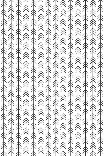Pattern repeat of Spruce tree removable wallpaper design