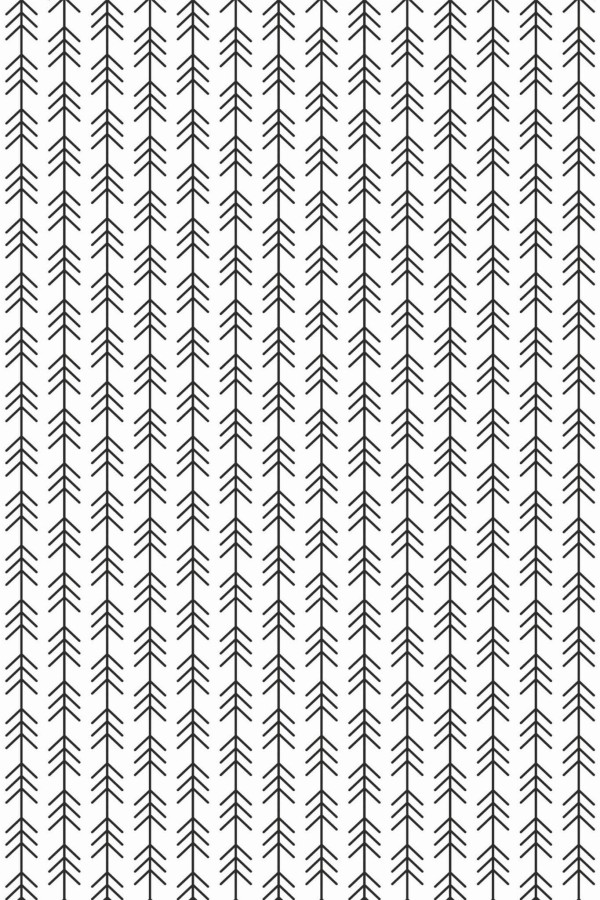 Pattern repeat of Spruce tree removable wallpaper design
