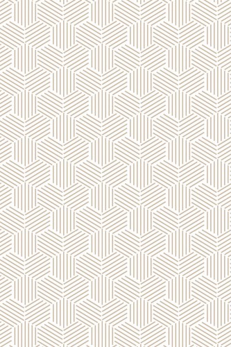 Pattern repeat of Striped honeycomb removable wallpaper design