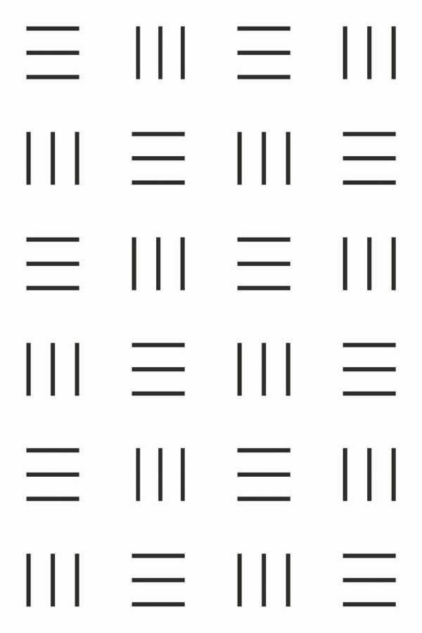 Pattern repeat of Striped square removable wallpaper design